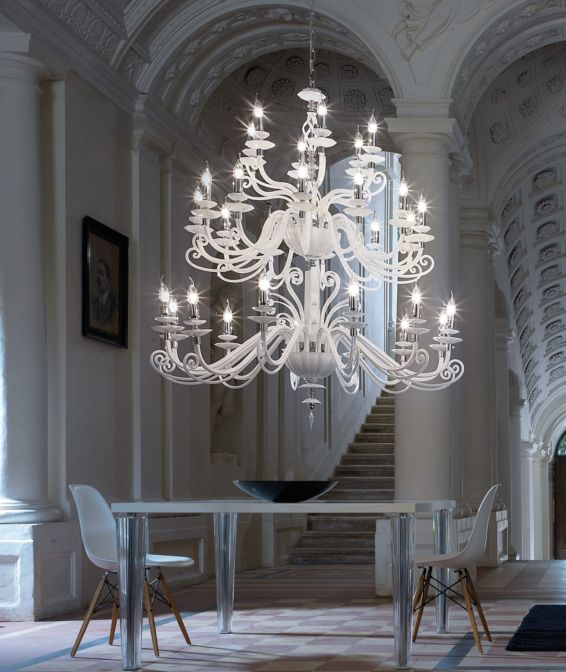 moderni klasika, interjero dizainas, klasika, elegancija, interjeras, pakabinamas sviestuvas alicante white l12 12 6, euroluce, elegant home