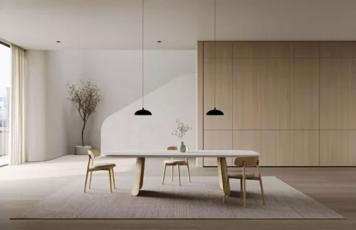 moderni klasika, interjero dizainas, klasika, elegancija, interjeras, valgomojo stalas dune wood, paul rogers, elegant home
