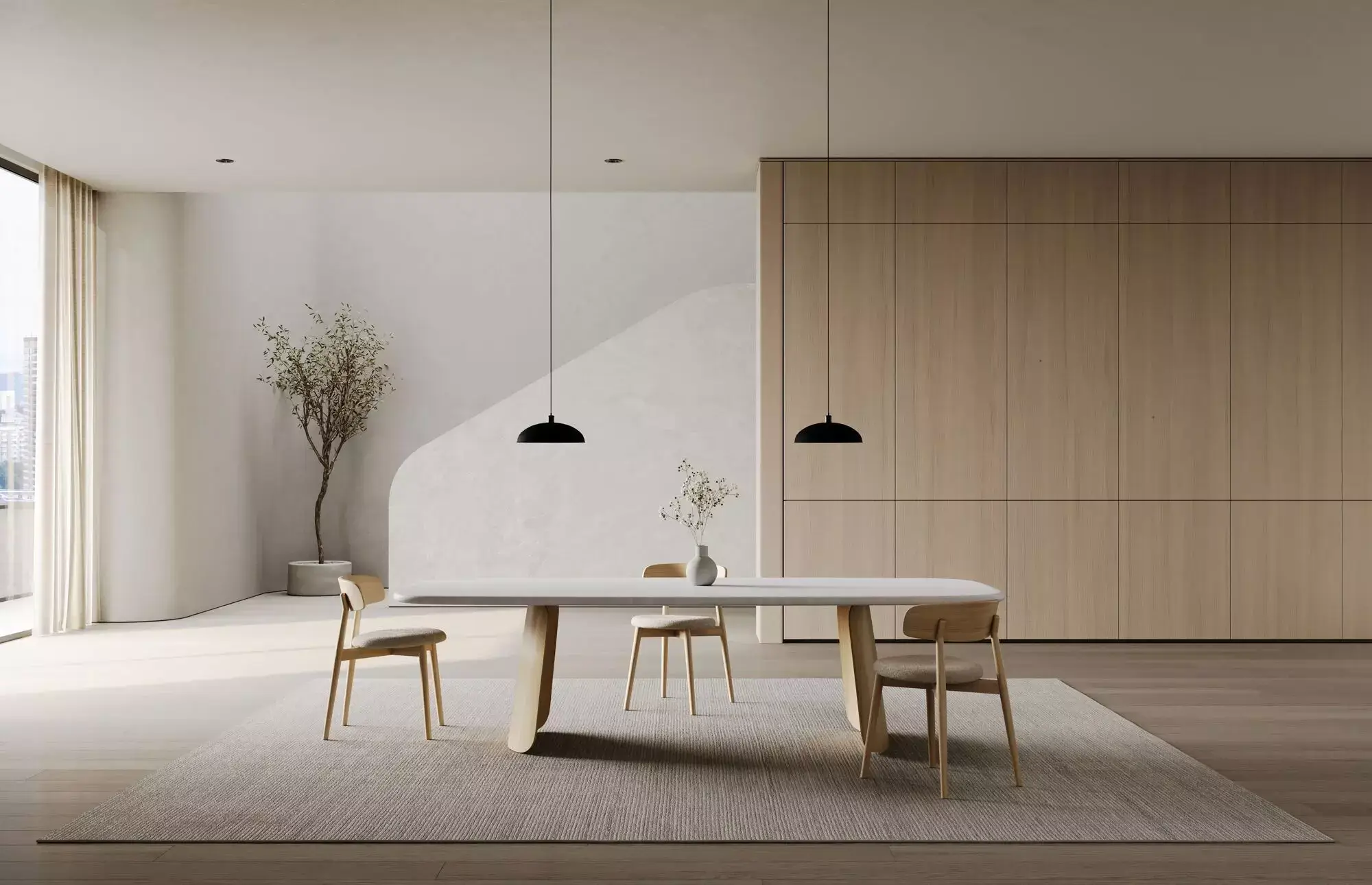 moderni klasika, interjero dizainas, klasika, elegancija, interjeras, valgomojo stalas dune wood, paul rogers, elegant home