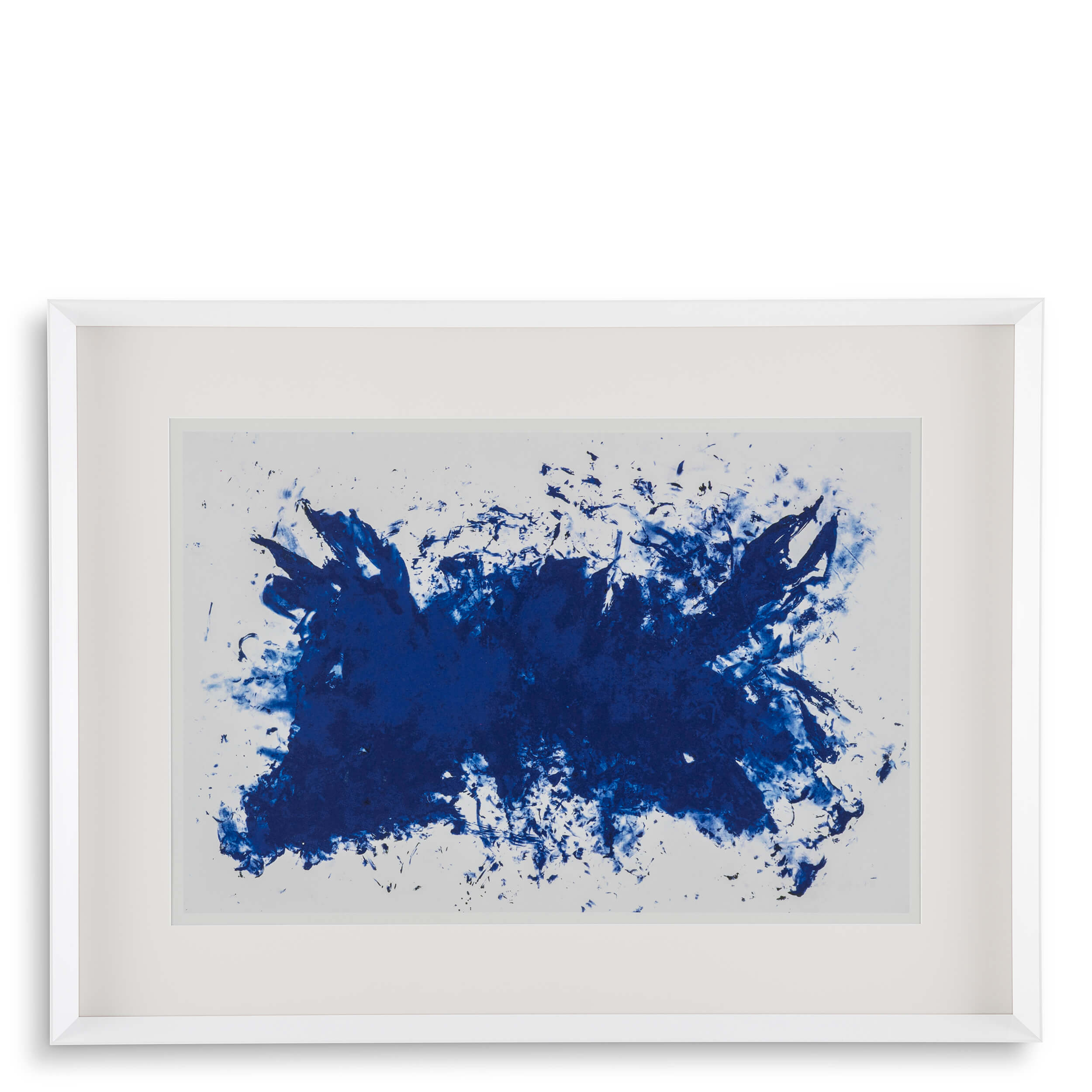 moderni klasika, interjero dizainas, klasika, elegancija, interjeras, paveikslas hommage by yves klein, eichholtz, elegant home